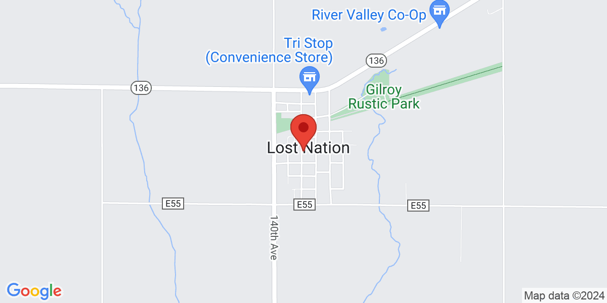 Map of Lost Nation Public Library